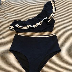 Jcrew One Shoulder Bikini